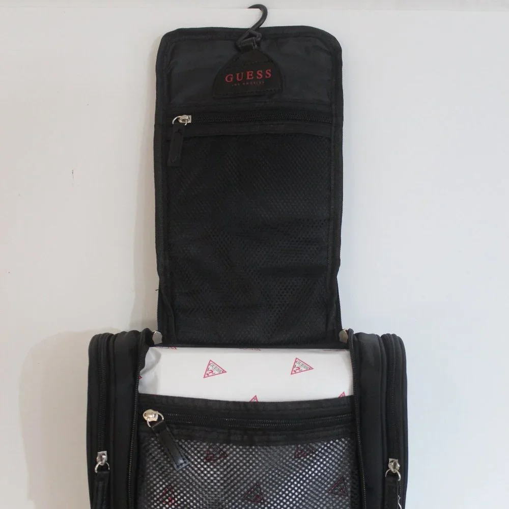 Guess Nylon Hanging Travel Toiletry Bag organizer